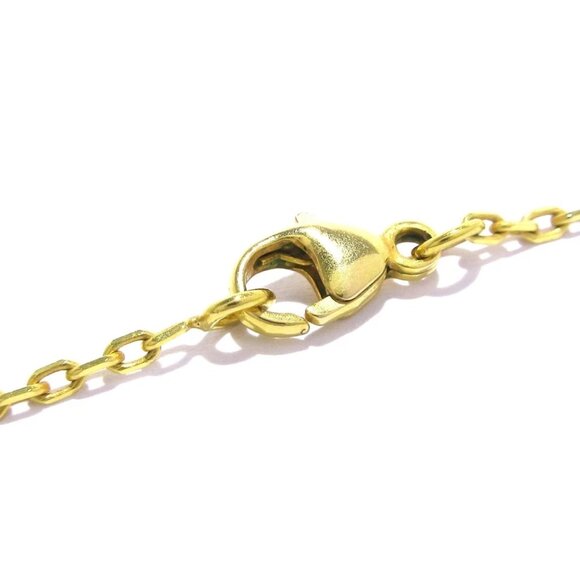 HERMES Mini Pop H - Gold White Hardware Necklace 645-080225 - Picture 4 of 6